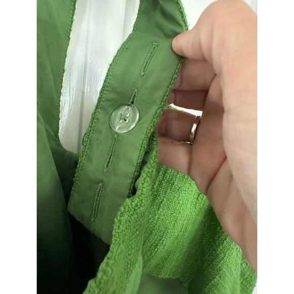 Abercrombie & Fitch Women's Green Cotton Blend Square Neck Tank Top Size Small - Picture 9 of 9